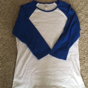 LAST CHANCE ! WILL BE DONATING IN A WEEK! Bella and Canvas Baseball tee